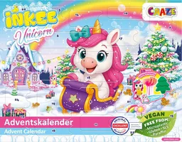 CRAZE Adventskalender Adventskalender 2026 Kinder Badezusätze Unicorn, 1 St (24-tlg) – Produktbild 1 von 1
