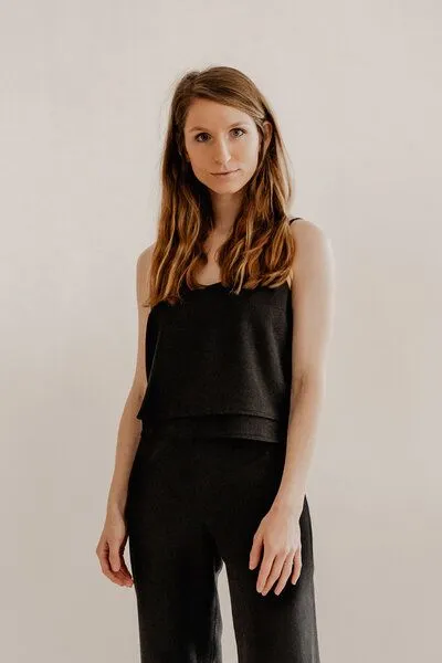 Marenika Marenika Top EMMA aus Lyocell, Schwarz, – Produktbild 2 von 4