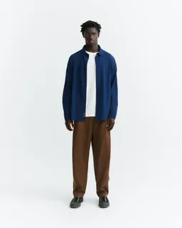 thinking mu Thinking MU Herren vegan Hemd Haru Aus Seersucker Oversize Blau – Produktbild 1 von 1