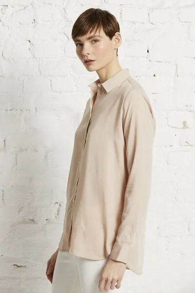 Wunderwerk Wunderwerk Damen Bluse aus Tencel "Contemporary blouse TENCEL", Rose (504 dust rose), – Produktbild 1 von 4