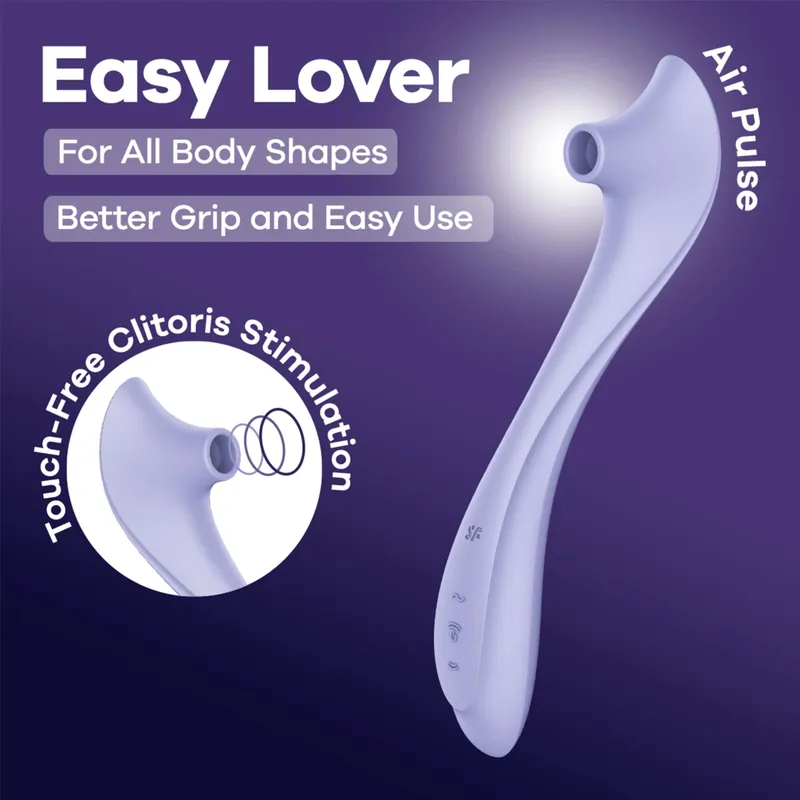 Satisfyer Satisfyer Easy Lover, 25,5 cm, Flieder, – Produktbild 1 von 1