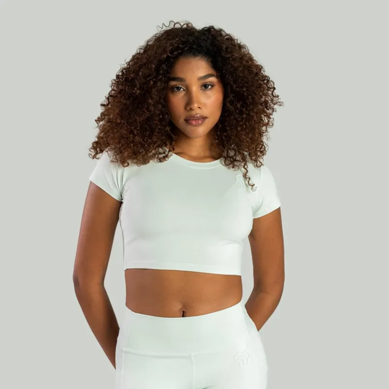 GymBeam OG1 STRIX Essential Crop Top für Frauen in Moon Grey L – Produktbild 1 von 1