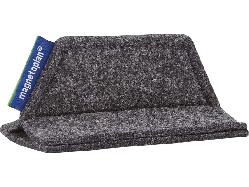 magnetoplan magnetoplan Tafellöscher "ecoWare" magnetisch 105 x 60 x 52 mm, RC-PET Filz, Grau, – Produktbild 2 von 3