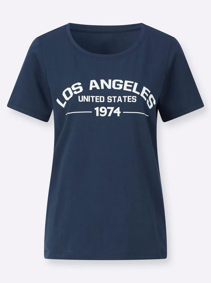 Witt Shirt dunkelblau-ecru, Dunkelblau-ecru, – Produktbild 1 von 2