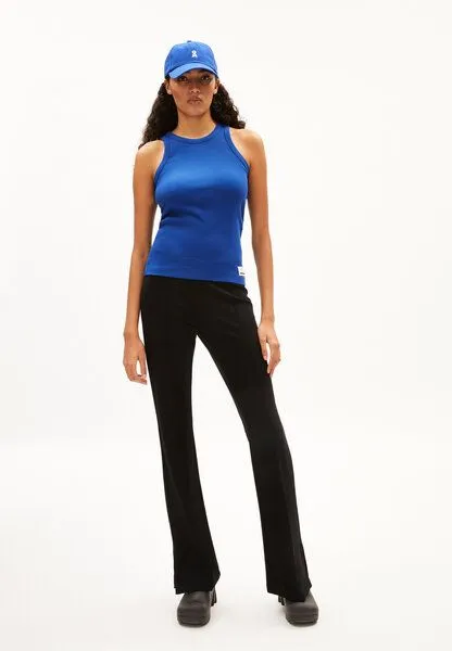 ARMEDANGELS ARMEDANGELS KANITAA Damen Ripp-Top aus Bio-Baumwoll Mix, Dynamo blue, – Produktbild 4 von 4