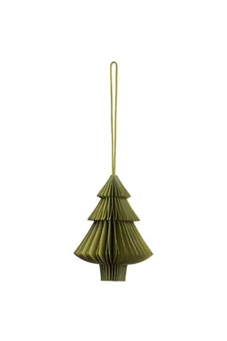 Tranquillo Papieranhänger GREEN TREE - klein - grün – Produktbild 1 von 1