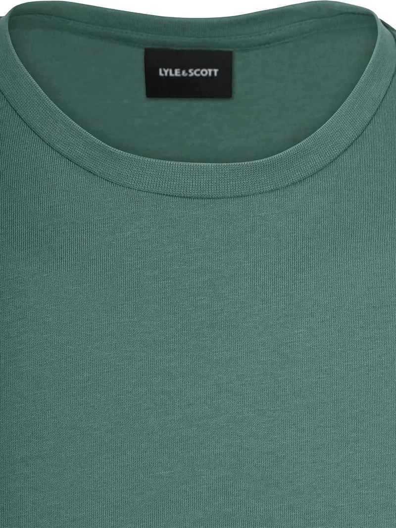 Lyle and Scott Lyle and Scott T-Shirt Everglade Grün - Größe S, Dunkelgrün, – Produktbild 4 von 5