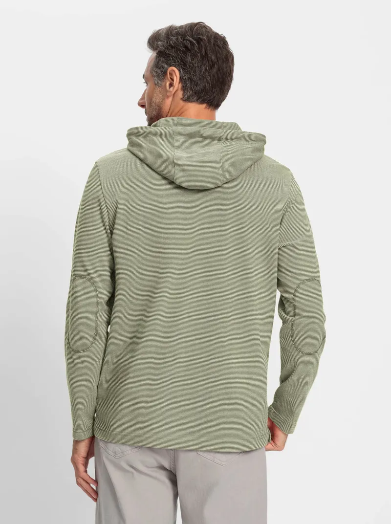 marco donati Langarmshirt, Schilf-meliert, – Produktbild 2 von 2