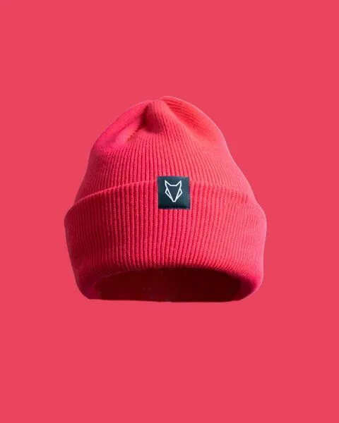 VEROIKON VEROIKON Merino-Beanies Farbfuchs, Neonpink, – Produktbild 1 von 2