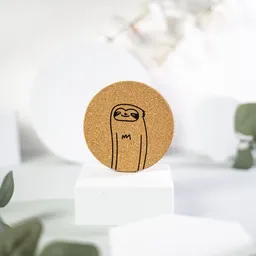 PepMelon PepMelon Niedliche Tiere Untersetzer für Gläser, Korkuntersetzer - 1 Stück (ab 6 Stück, frei kombinierbar) – Produktbild 1 von 1
