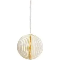 Mitienda Shop Mitienda Shop Fensterdeko/ Christbaumschmuck aus Papier Kugel Honeycomb, Weiss, – Produktbild 1 von 1