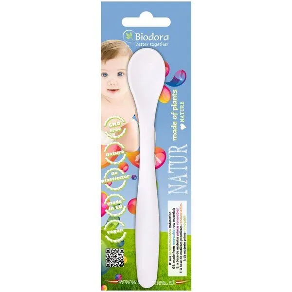 Biodora Biodora Bio-Babylöffel (4er Set) – Biokunststoff auf Stärkebasis, Türkis, – Produktbild 2 von 3