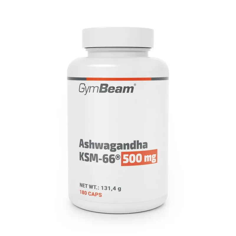 GymBeam GymBeam Ashwagandha KSM-66® 500mg 180 Kapseln – Produktbild 1 von 1