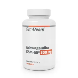 GymBeam GymBeam Ashwagandha KSM-66® 500mg 180 Kapseln – Produktbild 1 von 1