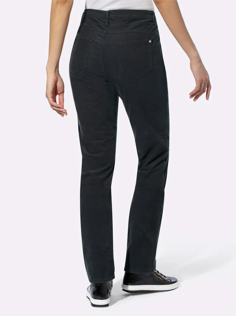 heine Cordhose, Schwarz, – Produktbild 1 von 2