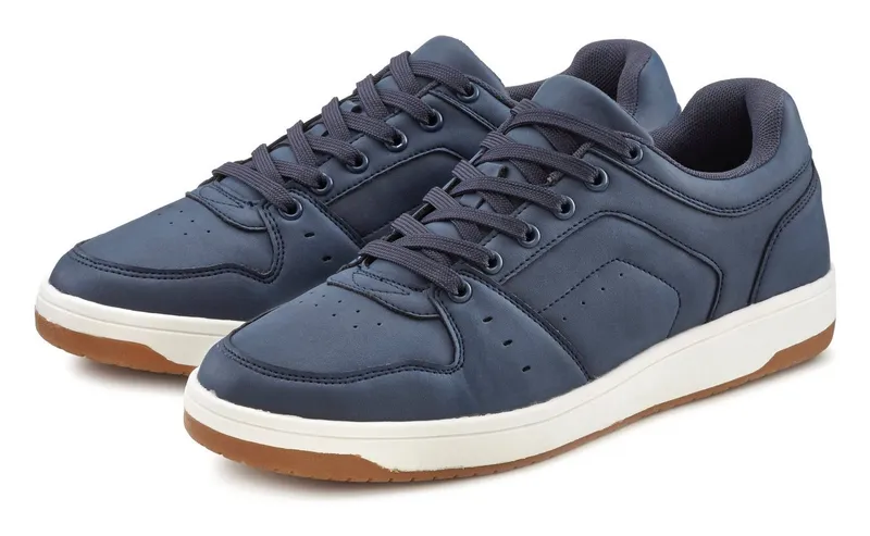 AUTHENTIC LE JOGGER AUTHENTIC LE JOGGER Schnürhalbschuh, Freizeitschuh, Schnürschuh, Turnschuh Sneaker im modischen Casual-Look VEGAN, Blau, – Produktbild 2 von 5