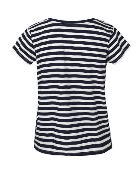 Neutral® - 3FREUNDE Neutral® - 3FREUNDE Frauen T-Shirt Loose Fit, Stripe, – Produktbild 3 von 4