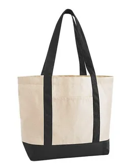Westford Mill Westford Mill EarthAware Organic Shopper Strandtasche Einkaufstasche Varsity – Produktbild 1 von 1