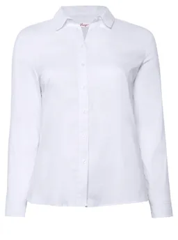 sheego Stretchbluse weiß – Produktbild 1 von 1