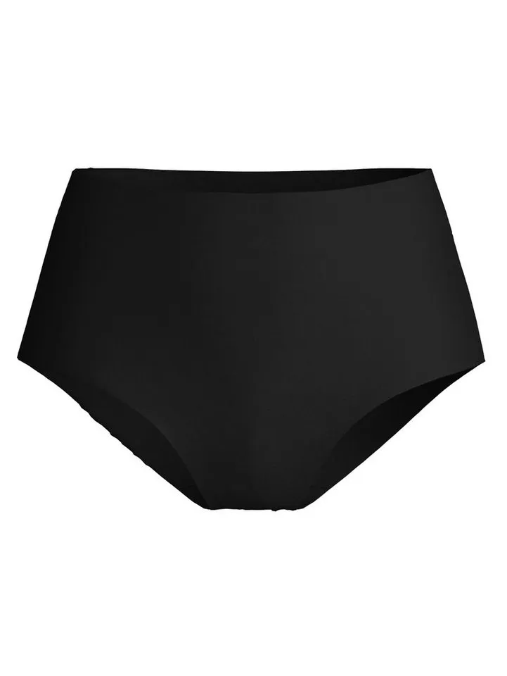 CALIDA CALIDA High-Waist-Slip Natural Skin mit hohem Bund, flache Abschlüsse, Interlock-Qualität, Schwarz, – Produktbild 2 von 4