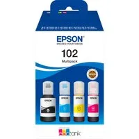 Epson Epson 4er Set Tinte 102 schwarz, cyan, magenta, gelb – Produktbild 1 von 1