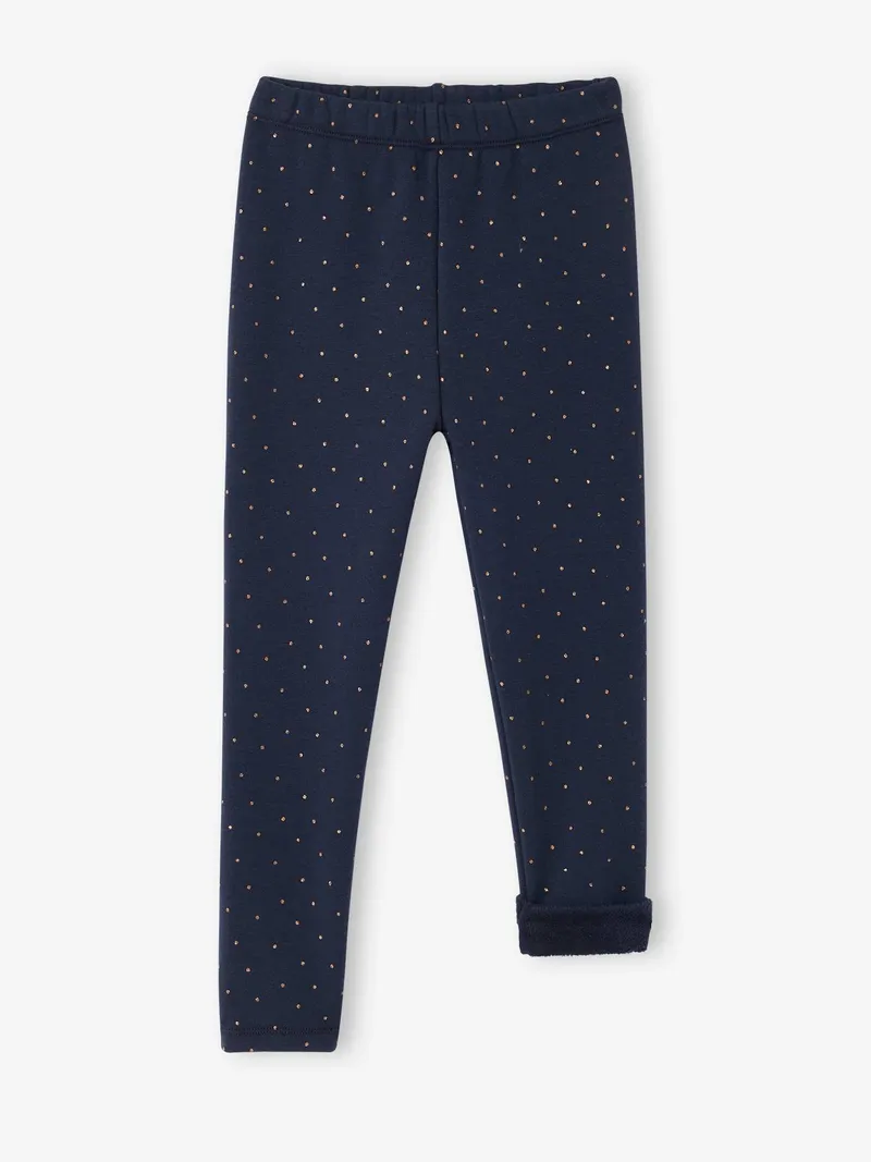 Vertbaudet Mädchen Thermo-Leggings, Tinte, – Produktbild 1 von 3