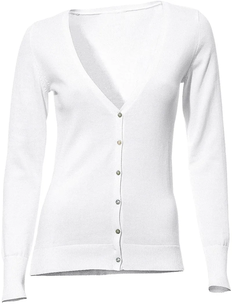 heine Feinstrickjacke weiß, Weiß, – Produktbild 2 von 2