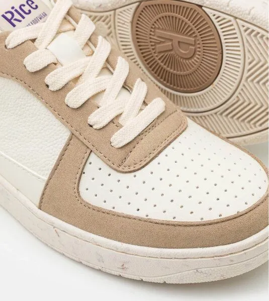RICE RICE Sneaker Vegan Unisex - OPEN21 Beige Ecru – Produktbild 4 von 4