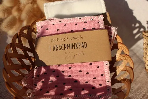 mango.bananen mango.bananen Abschminkpad waschbar, Pink, – Produktbild 1 von 2