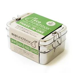 ECOlunchbox ECOlunchbox Three-in-One, 3-teilige Brotdose aus Edelstahl – Produktbild 1 von 1