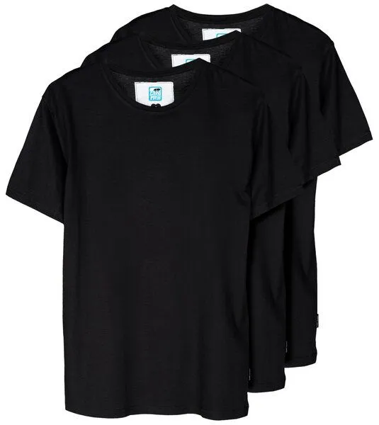 Gary Mash GARY MASH Herren Basic T-Shirts im 3er-Pack, Schwarz, – Produktbild 1 von 4