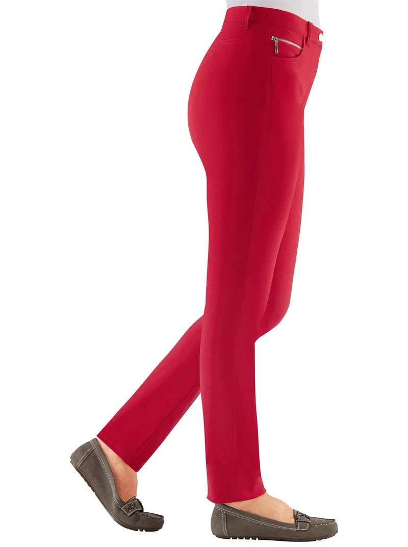 Stehmann Comfort line Stretch-Hose, Kirschrot, – Produktbild 2 von 2