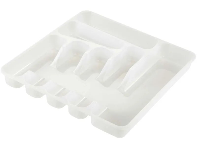 Keeeper Keeeper Besteckkasten geschlossen "Pablo" mit 7 Fächern, 39,5 x 37 x 5 cm, transparent – Produktbild 1 von 1