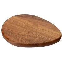 El Puente El Puente Kleines Frühstücksbrett aus Holz in Tropfen-Form | Fair Trade & Handmade aus Indien – Produktbild 1 von 1