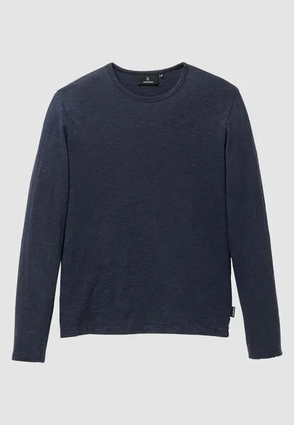 recolution Herren Slub Longsleeve aus Bio-Baumwolle - MACA - recolution, Dark navy (blau), – Produktbild 3 von 8