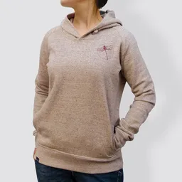 little kiwi little kiwi Damen Hoodie, "Libelle", Sandfarbe – Produktbild 1 von 1