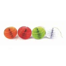 El Puente El Puente Hängedeko "Kugeln", 4er-Set | Fair Trade & Handmade aus Bangladesch – Produktbild 1 von 1