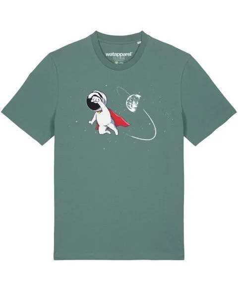 watapparel watapparel T-Shirt Unisex Superastronaut, Green bay, – Produktbild 1 von 3