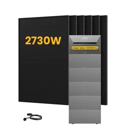 Anker Anker SOLIX Solarbank 3 E2700 Pro Solaranlage, mit 6 x 455W Bifazialen Solarmodulen, by Powerness - 16kWh / ohne Zubehör / Selbstabholung – Produktbild 1 von 1