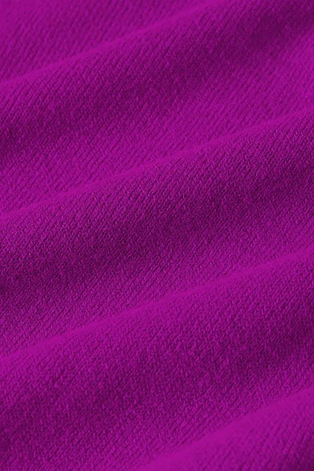 king louie king louie Strickpullover - Valentina Top Bonne - Weicher Strickpullover mit Rundhals und Langar, Lila, – Produktbild 5 von 5
