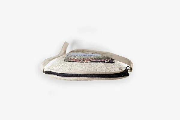 Himal Hemp Himal Hemp Handtasche CHEKKA Bag aus wildem Hanf und Recycle-Sari – Produktbild 3 von 4