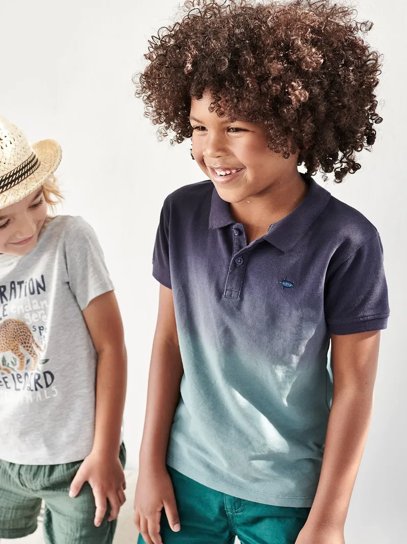 Vertbaudet Jungen Poloshirt, Marine, – Produktbild 2 von 4