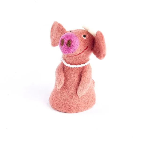 short'n'pietz short'n'pietz Schwein Braut als Filz Eierwärmer, Rosa, – Produktbild 1 von 1