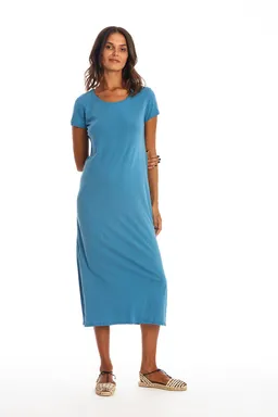 RAVENS VIEW IBIZA RAVENS VIEW IBIZA Damen vegan Kleid Lara Maui Blau – Produktbild 1 von 1