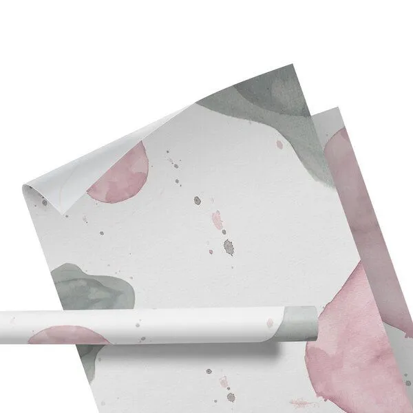 Fines Papeterie Fines Papeterie 10m Seidenpapier BUBBLES handgezeichnet auf Rolle – Produktbild 2 von 4