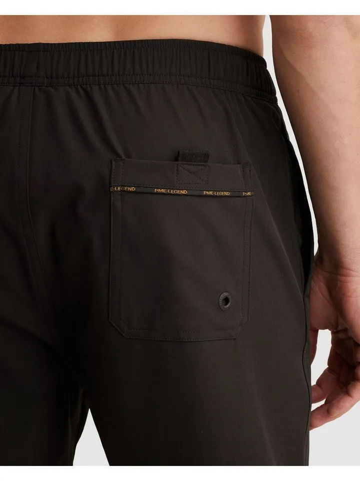 PME Legend PME Legend Badeshorts AIRFRAME SWIMSHORTS BIG LOGO PRINT, Schwarz, – Produktbild 5 von 5