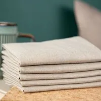 nahtur design nahtur-design Stofftaschentücher aus Bioleinen 25x25 cm, Natur, – Produktbild 1 von 2