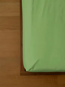 erlich textil erlich textil Cotton Select Spannbettlaken für Unisex aus Baumwolle in matcha – Produktbild 1 von 1