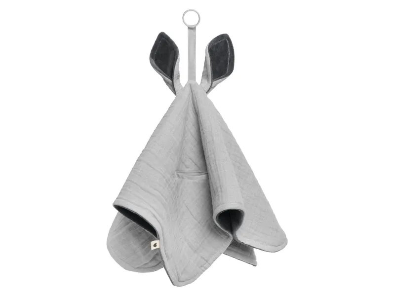 BIBS BIBS Schnuffeltuch 3-lagig Cuddle Kangaroo Desert Maße 40 x 40 cm, Grau, – Produktbild 1 von 1
