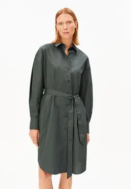 ARMEDANGELS ARMEDANGELS BARREL SLEEVE POPLIN Damen Webkleid aus Bio-Baumwolle – Produktbild 1 von 1